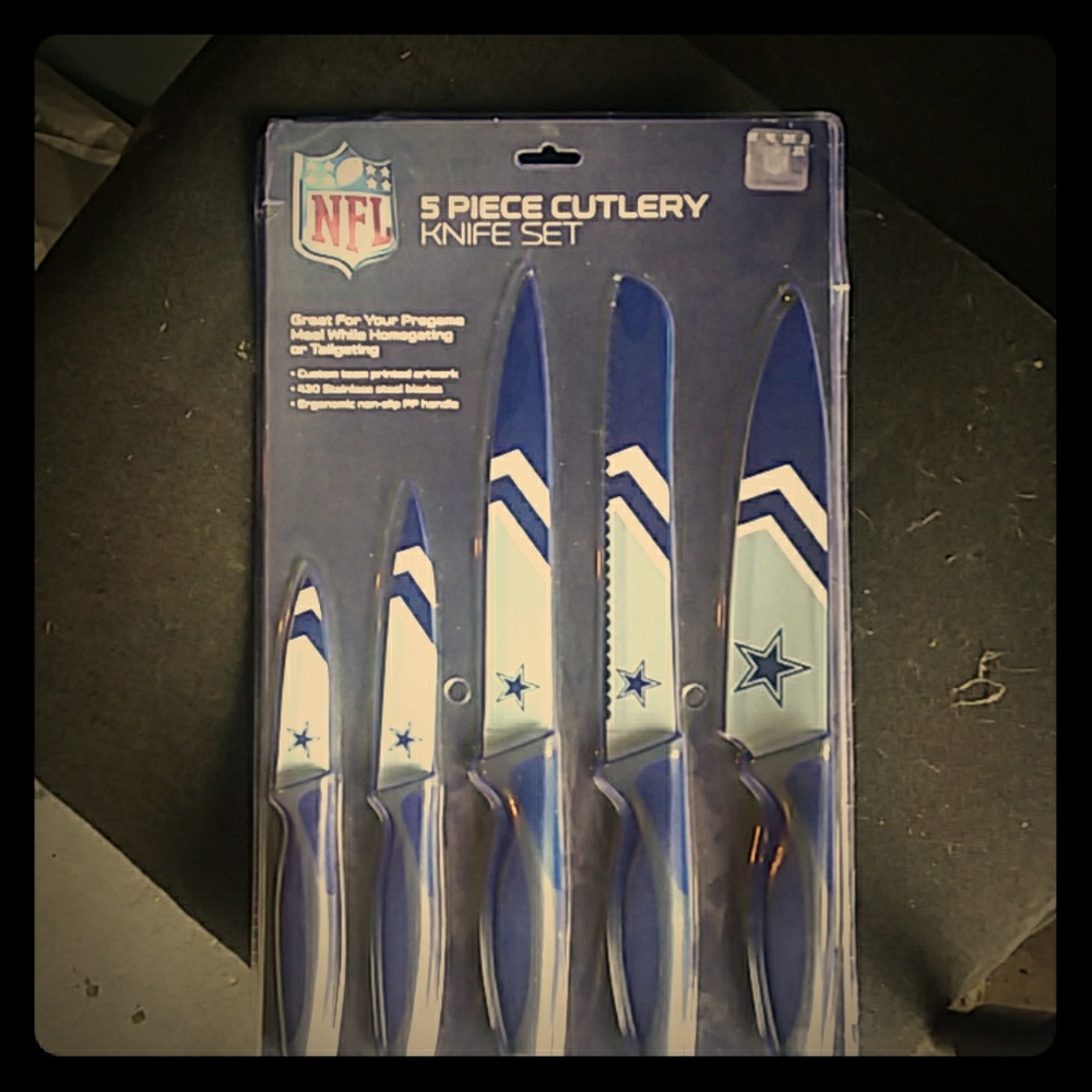 5 PC Cowboys cutlery set